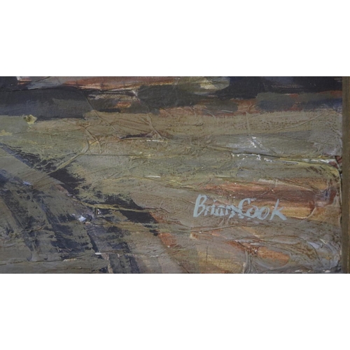 2064 - Sir Brian Caldwell Cook Batsford (1910 - 1991): oil on board, Towards Halsall, signed LR, image 121 ... 