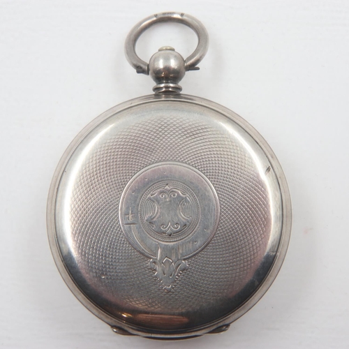 60 - KENDAL & DENT: silver plated pocket watch, marked 0935, D: 50 mm, 86g. UK P&P Group 0 (£6+VAT for th... 