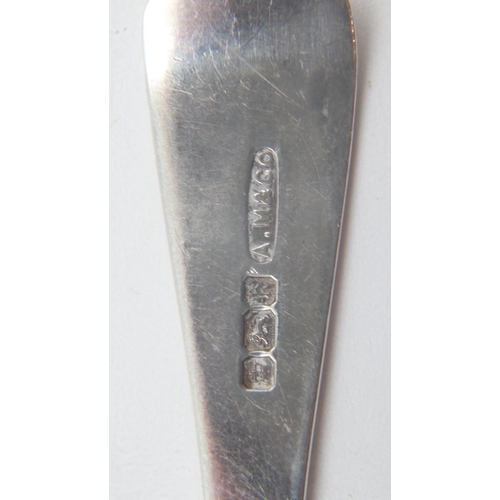 66 - Set of twelve hallmarked teaspoons and tongs, maker AM & Co, 242g. UK P&P Group 1 (£16+VAT for the f... 