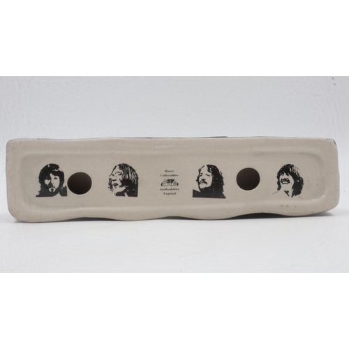 130 - Beatles Abbey Road figures, no cracks or chips, H: 21 cm. UK P&P Group 1 (£16+VAT for the first lot ... 