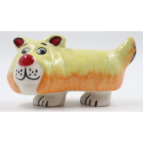 149 - Lorna Bailey dog, Doddle, no cracks or chips, L: 14 cm.UK P&P Group 1 (£16+VAT for the first lot and... 