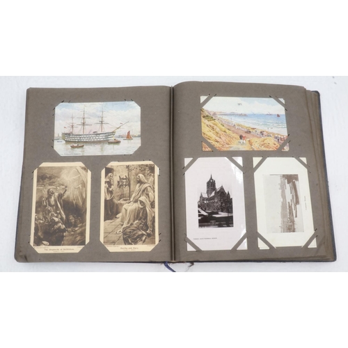 232 - Vintage postcard album. Not available for in-house P&P