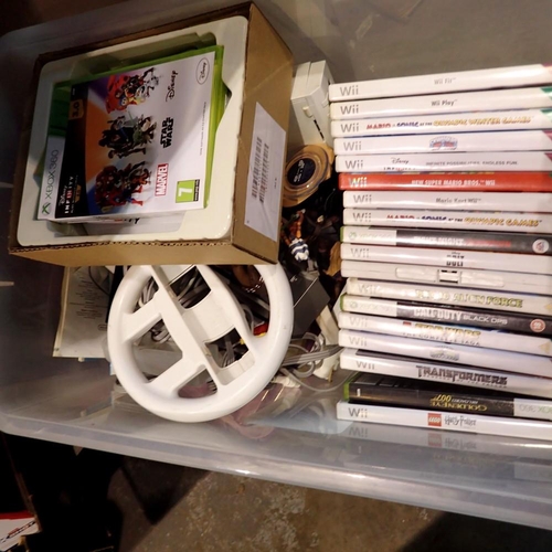 1063 - Nintendo Wii and games. Not available for in-house P&P