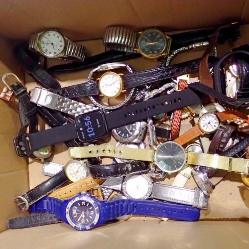 1130 - Quantity of mixed wristwatches. Not available for in-house P&P