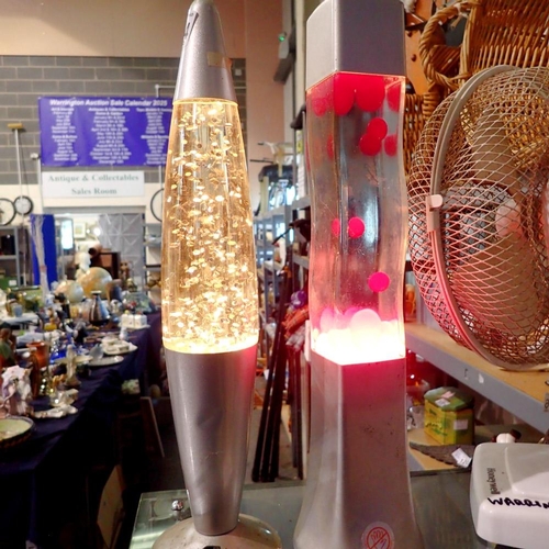 1174 - Lava and glitter lamp, working. Not available for in-house P&P