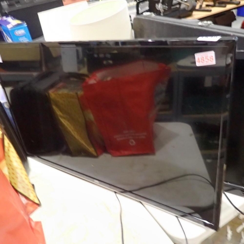 1530 - JVC 40 inch TV with bracket. All electrical items in this lot have been PAT tested for safety and ha... 