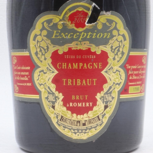 108A - Three litre bottle of Tribault Champagne, Year 2000. Bottle number 1795. UK P&P Group 3 (£30+VAT for... 