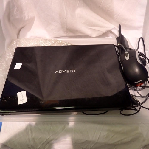 1195G - Advent Roma 2000 laptop with PSU and mouse. Not available for in-house P&P