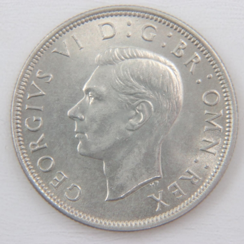 2009 - 1945 silver half crown of George VI - EF.  UK P&P Group 0 (£6+VAT for the first lot and £1+VAT for s... 