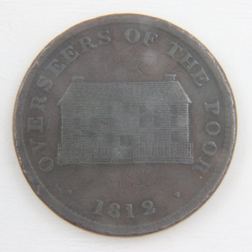 2013 - 1812 Sheffield workhouse penny token - nVF.  UK P&P Group 0 (£6+VAT for the first lot and £1+VAT for... 