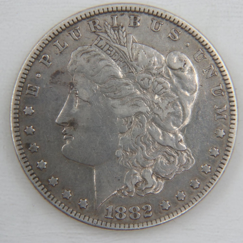 2040 - 1882 American silver Morgan dollar - gVF.  UK P&P Group 0 (£6+VAT for the first lot and £1+VAT for s... 