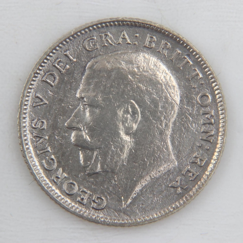 2055 - 1914 silver sixpence of George V - aVF.  UK P&P Group 0 (£6+VAT for the first lot and £1+VAT for sub... 