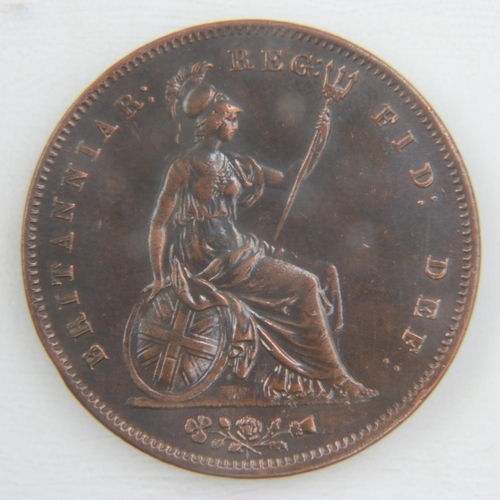 2066 - 1854 penny of queen Victoria - nEF.  UK P&P Group 0 (£6+VAT for the first lot and £1+VAT for subsequ... 