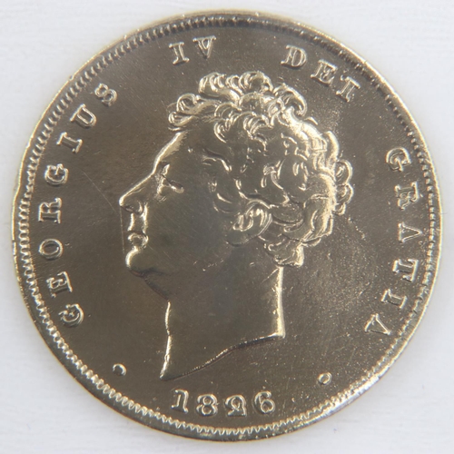 2070 - 1826 gilt silver shilling of George IV - VF.  UK P&P Group 0 (£6+VAT for the first lot and £1+VAT fo... 