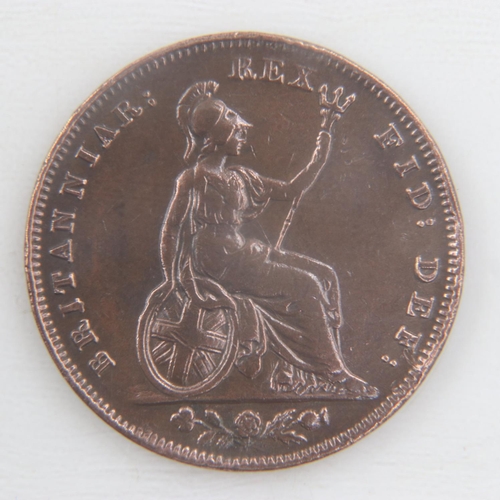 2071 - 1831 farthing of William IV - aVF.  UK P&P Group 0 (£6+VAT for the first lot and £1+VAT for subseque... 