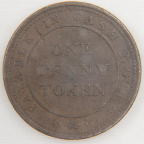 2085 - 1812 Union Copper Company (Birmingham) penny token. UK P&P Group 0 (£6+VAT for the first lot and £1+... 