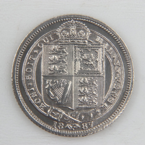 2088 - 1887 silver sixpence of queen Victoria - EF.  UK P&P Group 0 (£6+VAT for the first lot and £1+VAT fo... 