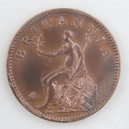 2104 - 1806 farthing (incuse K) of George III - EF.  UK P&P Group 0 (£6+VAT for the first lot and £1+VAT fo... 