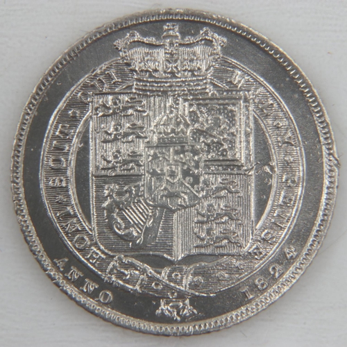 2109 - 1824 silver sixpence of George IV - EF.  UK P&P Group 0 (£6+VAT for the first lot and £1+VAT for sub... 