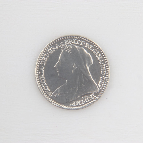 2126 - 1893 silver maundy penny of queen Victoria - EF.  UK P&P Group 0 (£6+VAT for the first lot and £1+VA... 