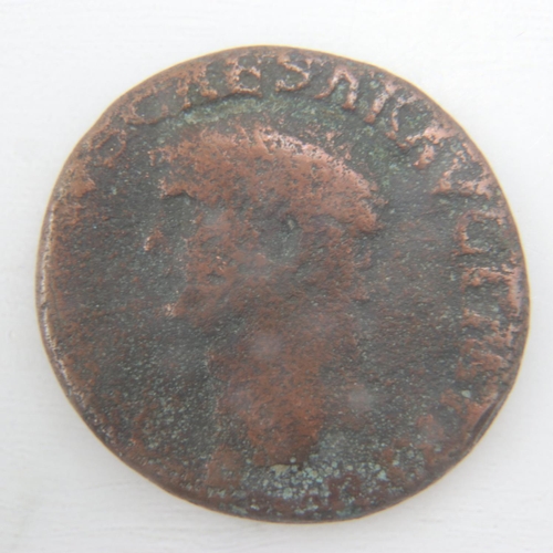 2156 - AD14 Tiberius Claudius copper as unit with senate approval to mint - F.  UK P&P Group 0 (£6+VAT for ... 