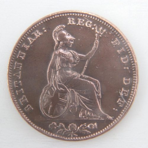 2157 - 1840 farthing of queen Victoria - VF.  UK P&P Group 0 (£6+VAT for the first lot and £1+VAT for subse... 