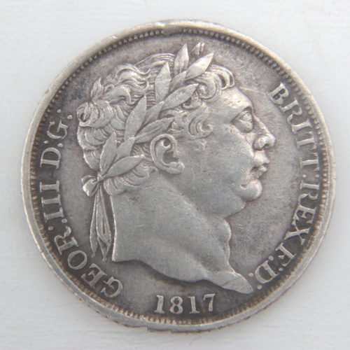 2167 - 1817 silver sixpence of George III - gVF.  UK P&P Group 0 (£6+VAT for the first lot and £1+VAT for s... 