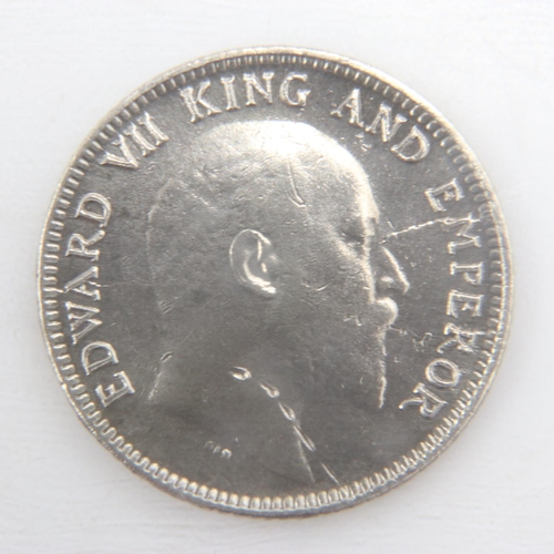 2169 - 1903 silver quarter rupee of Edward VII - aEF.  UK P&P Group 0 (£6+VAT for the first lot and £1+VAT ... 