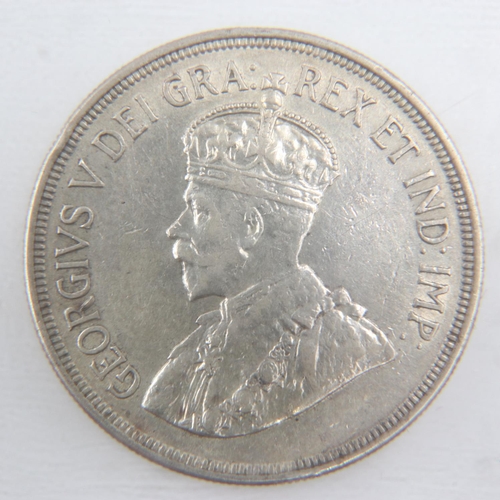 2181 - 1928 silver 45 piastres of Cyprus of George V - gVF.  UK P&P Group 0 (£6+VAT for the first lot and £... 