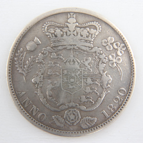 2190 - 1820 silver half crown of George IV - gVF.  UK P&P Group 0 (£6+VAT for the first lot and £1+VAT for ... 