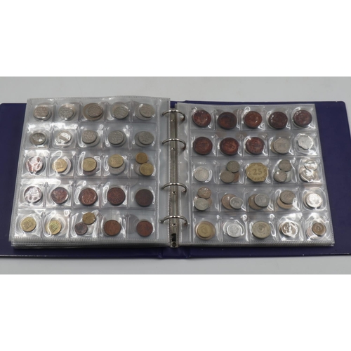 2232 - Folder of world coins: Scandinavian countries, Cyprus and others. UK P&P Group 2 (£20+VAT for the fi... 