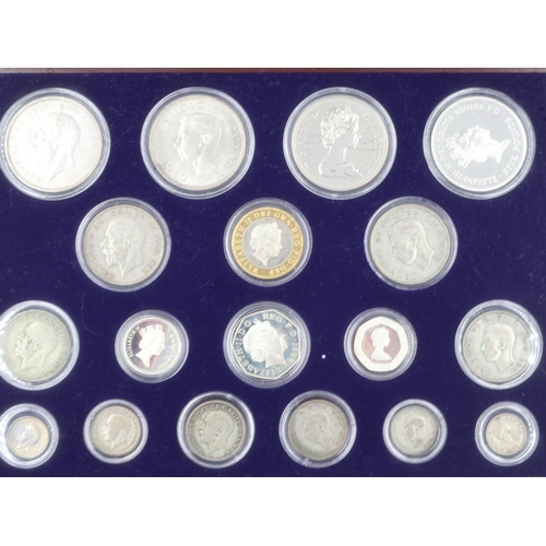 2251 - The House of Windsor Silver Coin Collection in a presentation case. UK P&P Group 2 (£20+VAT for the ... 