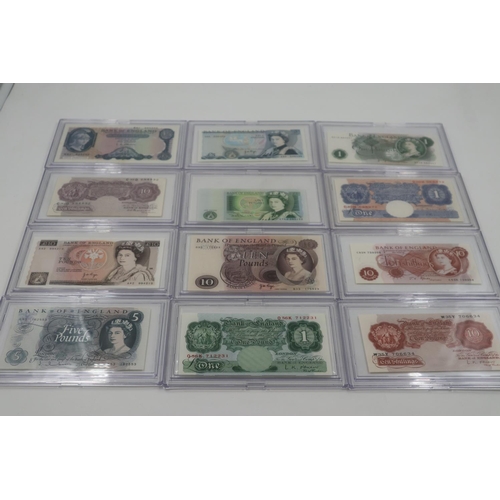 2256 - Collection of mint UK banknotes in a presentation case. Face value £40. UK P&P Group 3 (£30+VAT for ... 