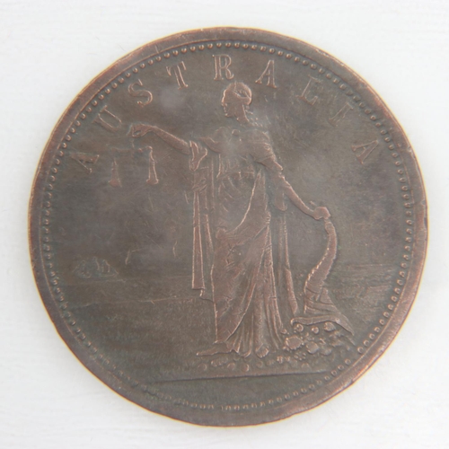 2302 - 1820 Sydney iron mongers penny token- nEF.  UK P&P Group 0 (£6+VAT for the first lot and £1+VAT for ... 