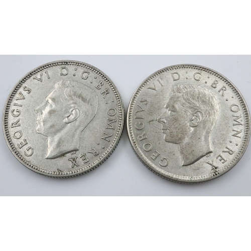 2368 - Two silver florins of George VI.  UK P&P Group 0 (£6+VAT for the first lot and £1+VAT for subsequent... 