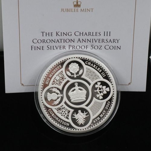 2404 - Cased King Charles III Fine silver proof coin. UK P&P Group 1 (£16+VAT for the first lot and £2+VAT ... 