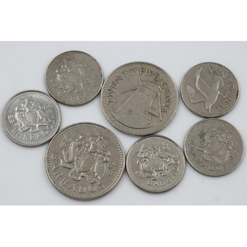 2413 - British Caribbean territories, mostly Barbados - all F / VF. UK P&P Group 1 (£16+VAT for the first l... 