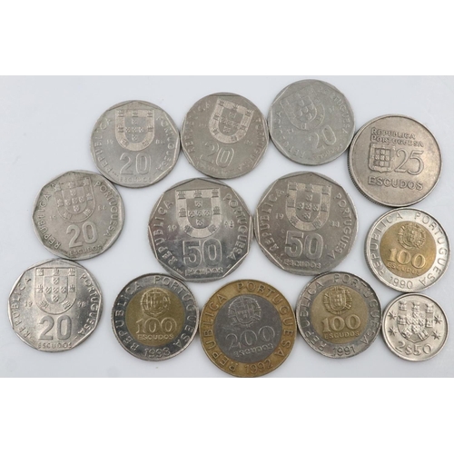 2417 - Coins of Spain and Portugal, mixed denominations and grades. UK P&P Group 1 (£16+VAT for the first l... 