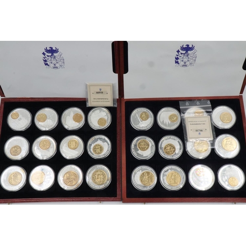 2426 - Two sets of cased Pre-decimalisation coins. UK P&P Group 2 (£20+VAT for the first lot and £4+VAT for... 