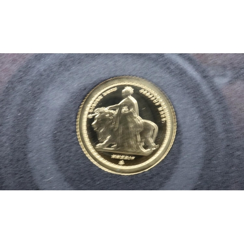 2427 - Two 2024 Una & The Lion gold proof 0.5g coins. UK P&P Group 1 (£16+VAT for the first lot and £2+VAT ... 