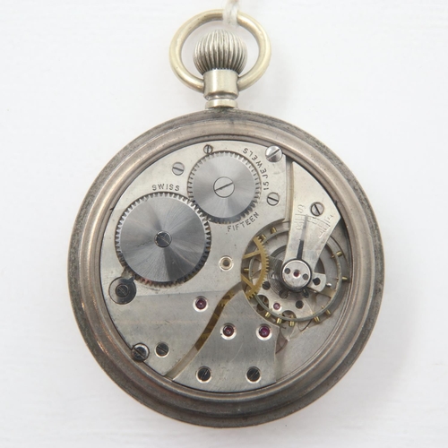 69 - Air Ministry navigators pocket watch with Revue/Hohman movement, working at lotting. UK P&P Group 1 ... 