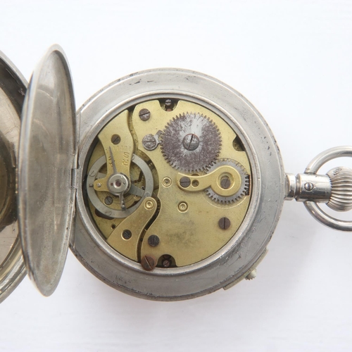 85 - WWII navy issue pattern 3 stop watch, working at lotting. UK P&P Group 1 (£16+VAT for the first lot ... 