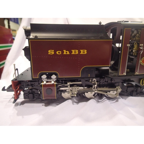 2021 - G scale Aster/L.G.B 20922 Garratt steam outline locomotive, with sound, smoke, lights etc, finished ... 