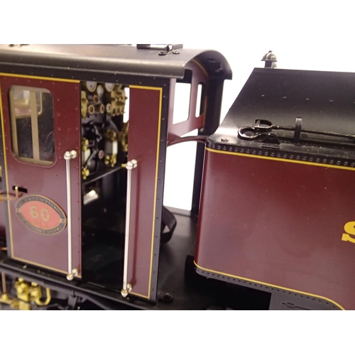 2021 - G scale Aster/L.G.B 20922 Garratt steam outline locomotive, with sound, smoke, lights etc, finished ... 