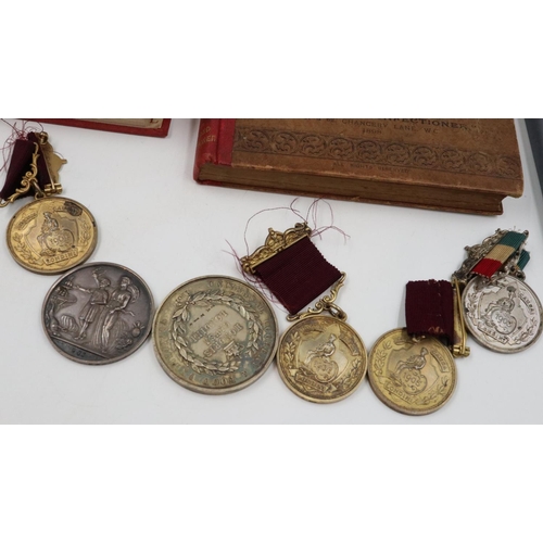 99 - Universal Cookery and Food Association collection of hallmarked silver and silver gilt exhibition me... 