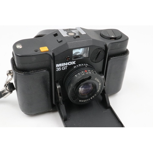 119 - Minox 35GT 35mm camera with Minox flash and paperwork. UK P&P Group 1 (£16+VAT for the first lot and... 