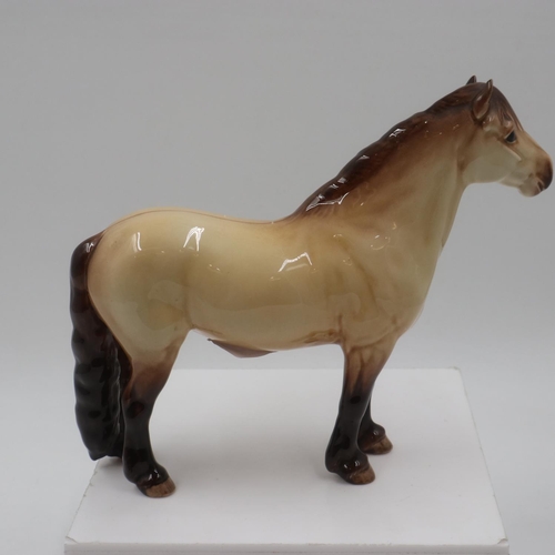 288 - Beswick Highland pony, no cracks or chips, H: 18 cm. UK P&P Group 2 (£20+VAT for the first lot and £... 