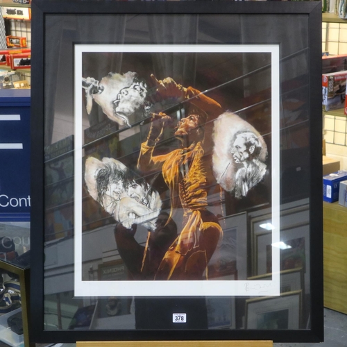 378 - Ronnie Wood (b. 1947): artist signed limited edition giclee print, Stones Raw, 86/195, pub. Washingt... 