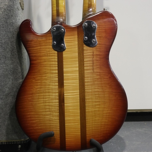 387 - Mosrite double neck guitar. Hand built double neck, made by Semie Moseley for his friend Ross Coan i... 