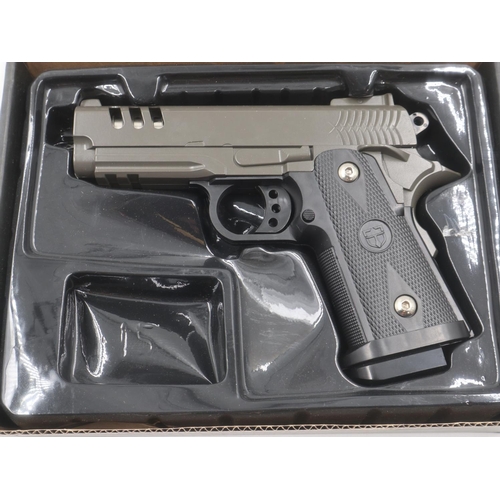 2028 - New boxed airsoft pistol BB gun. UK P&P Group 2 (£20+VAT for the first lot and £4+VAT for subsequent... 